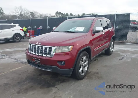 2012 Jeep Grand Cherokee Overland z USA, uszkodzony, nr VIN 1C4RJECT9CC270919